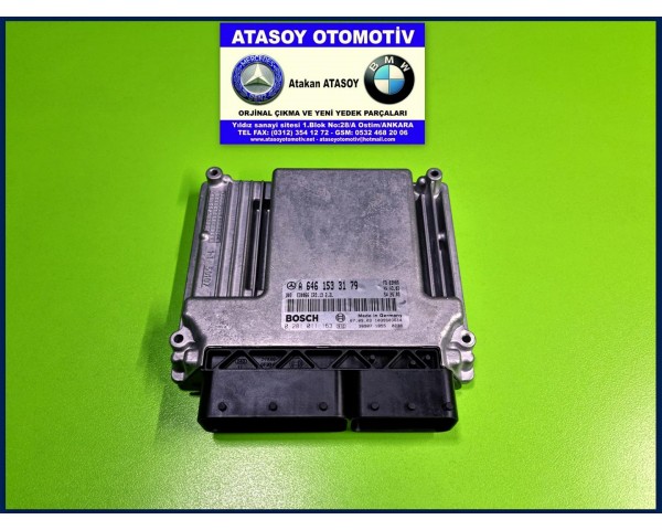 MERCEDES W203 C200CDI MOTOR BEYNİ 6461533179 6461538179 6461537091 0281011163 0281011620 0281014811 A6461533179 A6461538179 A6461537091 A 646 153 31 79 A 646 153 81 79 A 646 153 70 91